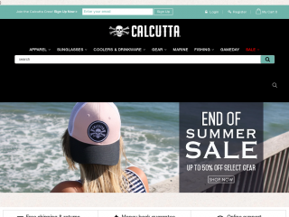 calcuttaoutdoors.com screenshot