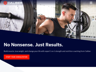 caliberstrong.com screenshot