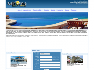 californiabeachresorts.com screenshot