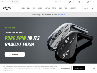 callawaygolf.com screenshot