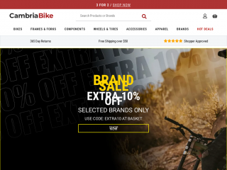 cambriabike.com screenshot