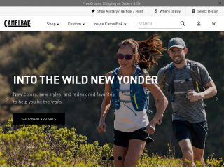 camelbak.com screenshot