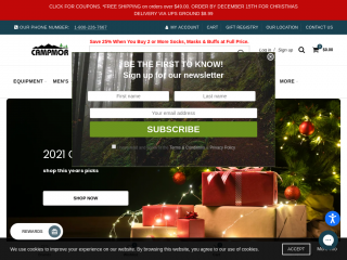 campmor.com screenshot