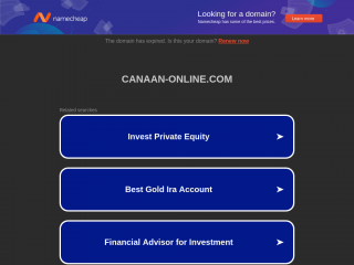 canaan-online.com screenshot