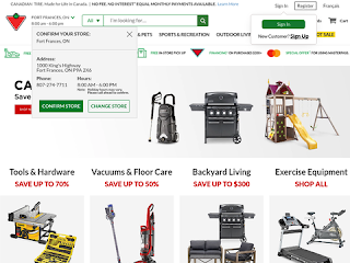 canadiantire.ca screenshot