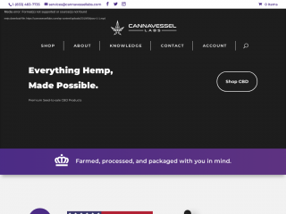 cannavessellabs.com screenshot