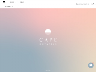 capebotanics.co.uk screenshot