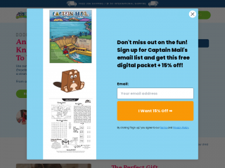 captainmailkids.com screenshot