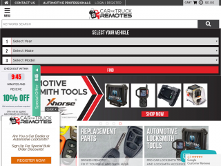 carandtruckremotes.com screenshot