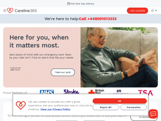 careline.co.uk screenshot