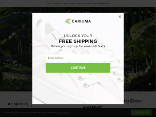 cariuma.com screenshot