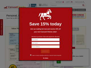 carouselchecks.com screenshot