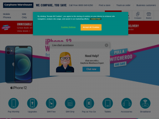 carphonewarehouse.com screenshot
