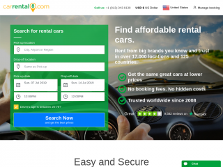 carrental8.com screenshot