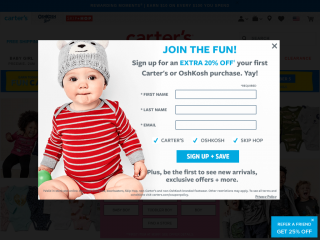 carters.com screenshot