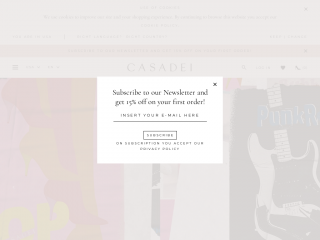 casadei.com screenshot