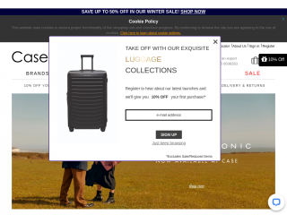 caseluggage.com screenshot