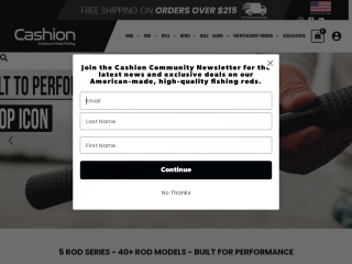 cashionrods.com screenshot