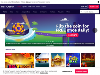 casino.partycasino.com screenshot
