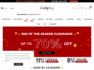 cathybuy.com screenshot