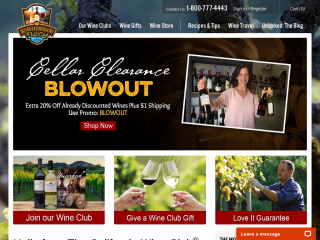 cawineclub.com screenshot