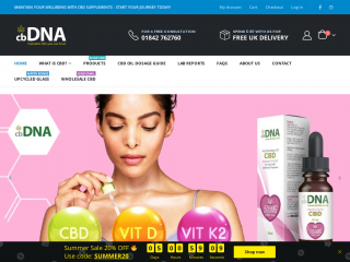 cbdna.co.uk screenshot