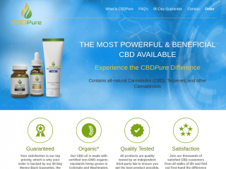 cbdpure.com screenshot