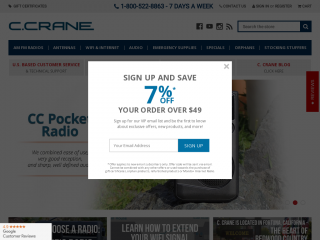 ccrane.com screenshot