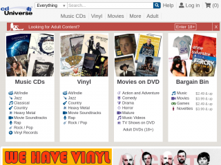 cduniverse.com screenshot