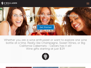 cellarswineclub.com screenshot