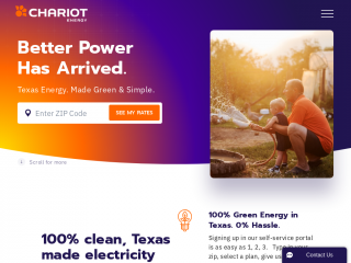 chariotenergy.com screenshot