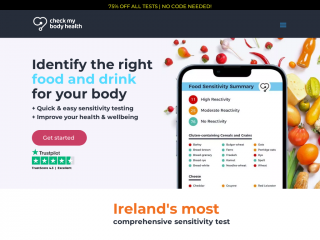 checkmybodyhealthireland.com screenshot