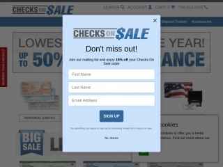 checksonsale.com screenshot