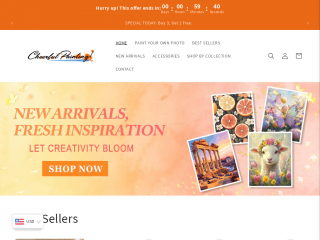 cheerfulpainting.com screenshot