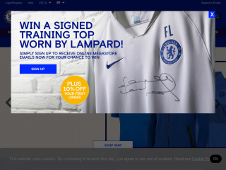 chelseamegastore.com screenshot