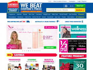 chemistwarehouse.com.au screenshot