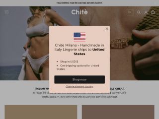 chite-lingerie.com screenshot