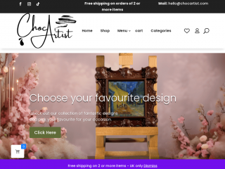 chocartist.com screenshot