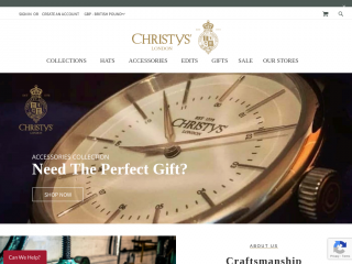 christys-hats.com screenshot
