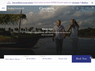 cinnamonhotels.com screenshot