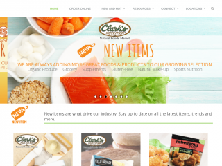 clarksnutrition.com screenshot