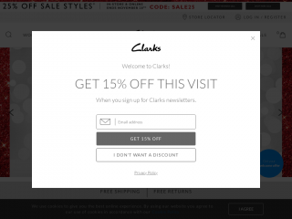 clarksusa.com screenshot