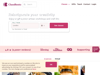 classbento.co.uk screenshot