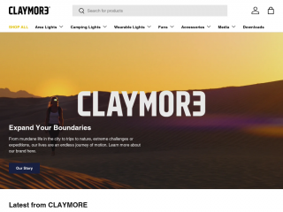 claymoreoutdoor.com screenshot