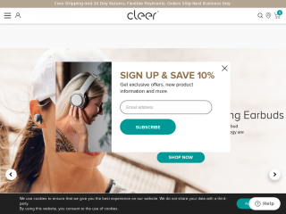 cleeraudio.com screenshot