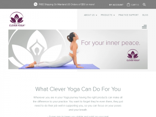 cleveryoga.com screenshot