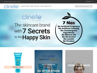 clinelle.com screenshot