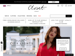 closetlondon.com screenshot