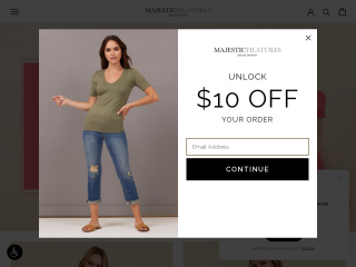 clothesbymajestic.com screenshot