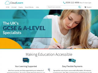 cloudlearn.co.uk screenshot